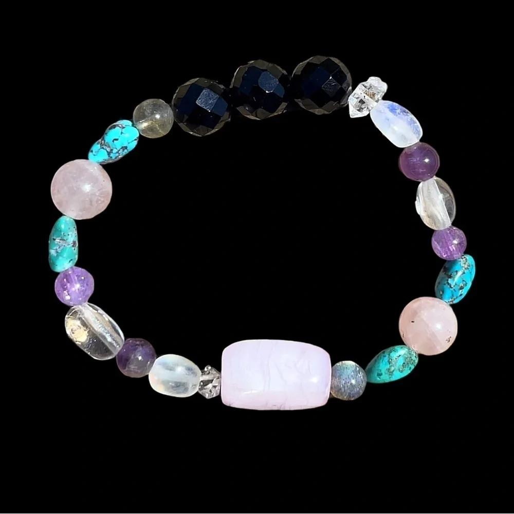 Hand Made Gemstone Bracelet SEE VIDEO